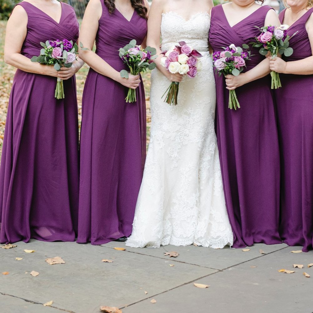 Plum Bridesmaid Dress